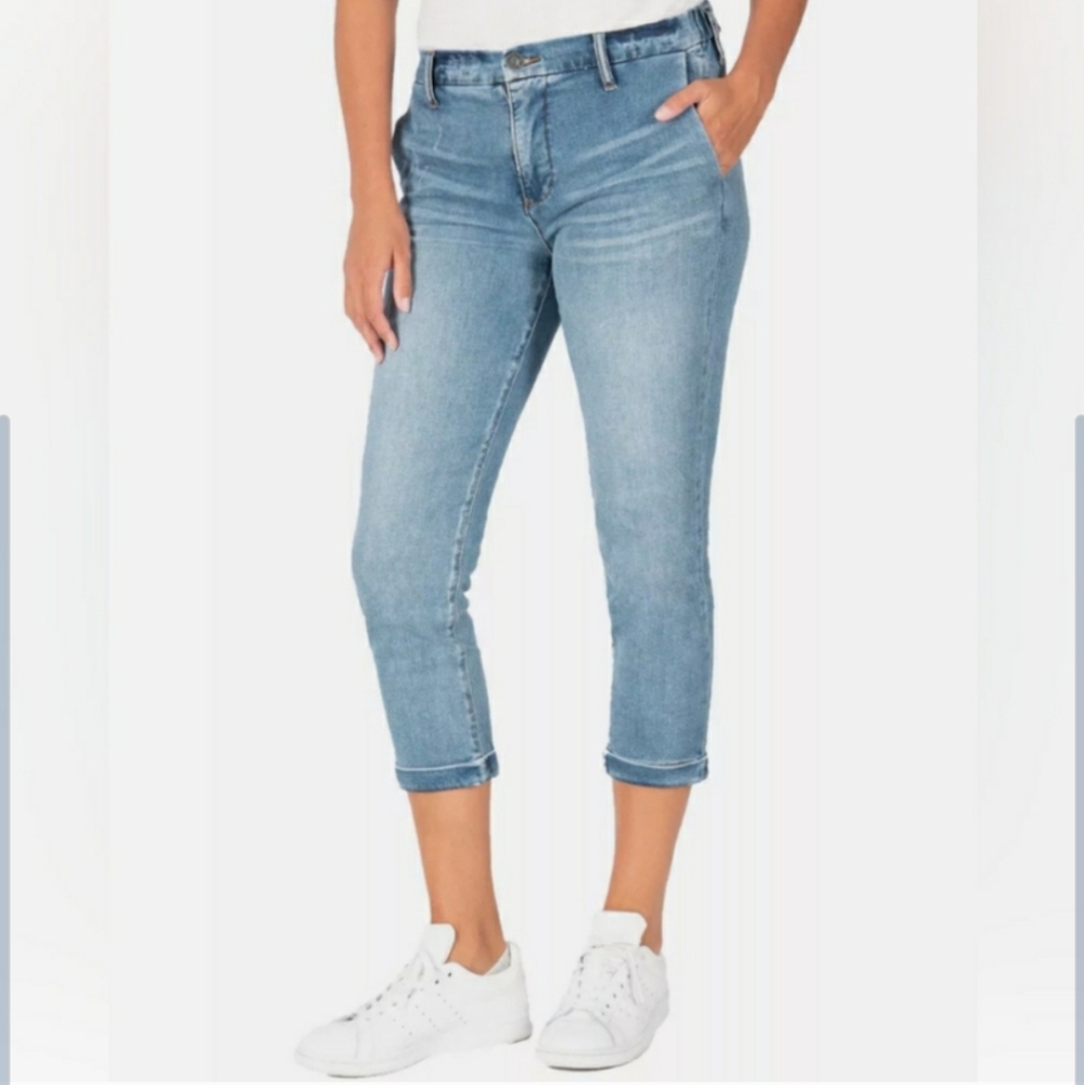 Kut from the Kloth Jennifer High Rise Trouser Jeans Size 10 Preppy